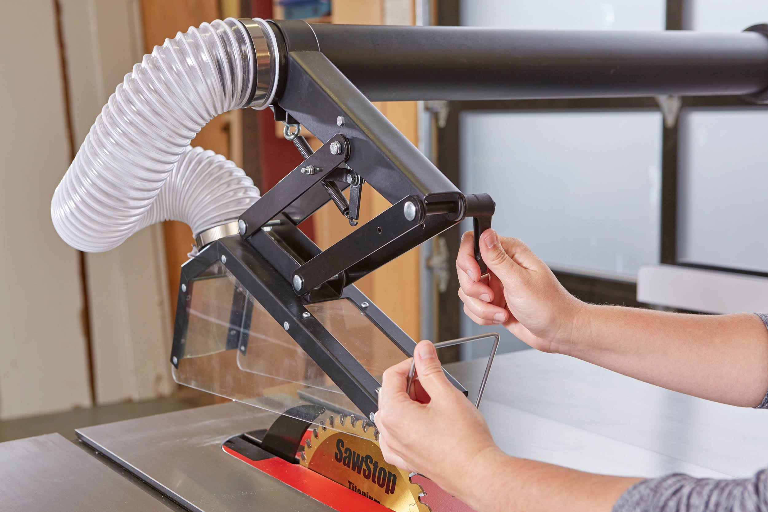 SawStop TSG-FDC Floating Overarm Dust Collection Guard