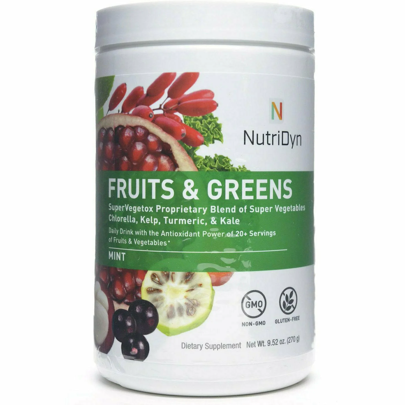 Fruits & Greens Original Mint by Nutri-Dyn - Kansas Nuitrition - HNZSDS