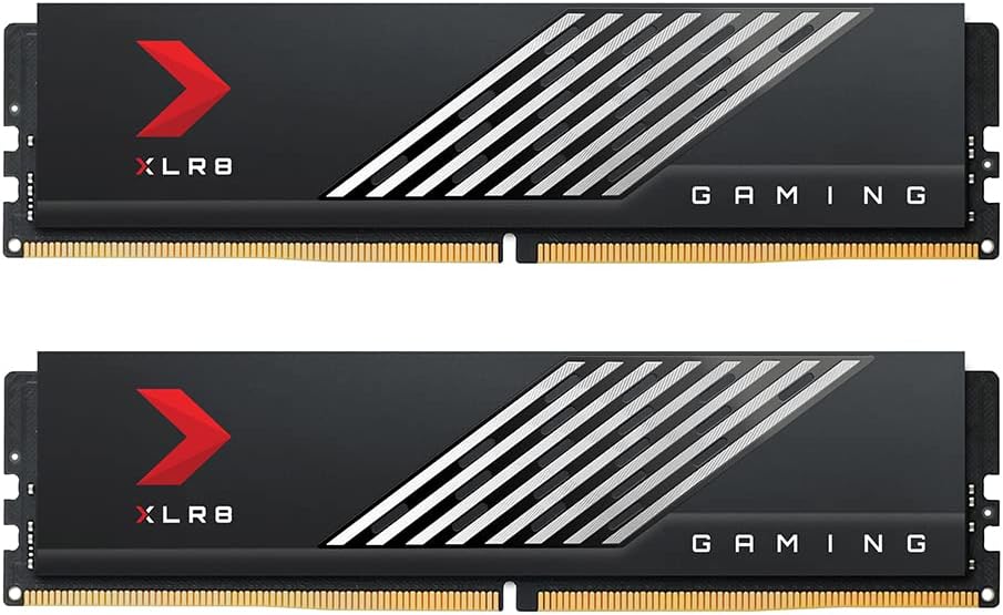 PNY XLR8 Gaming MAKO 32GB (2x16GB) DDR5 6000MHz (PC5-48000) CL36 1.3V Desktop (DIMM) Memory Kit – MD32GK2D5600036MXR