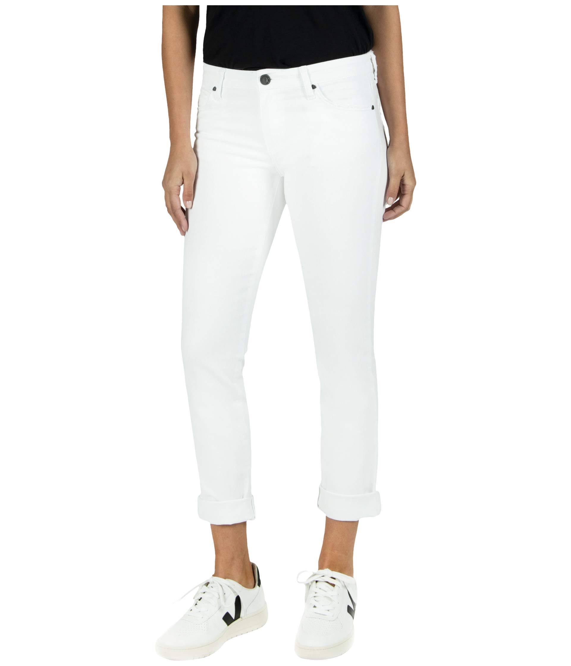 Kut from The Kloth Catherine Boyfriend in Optic White