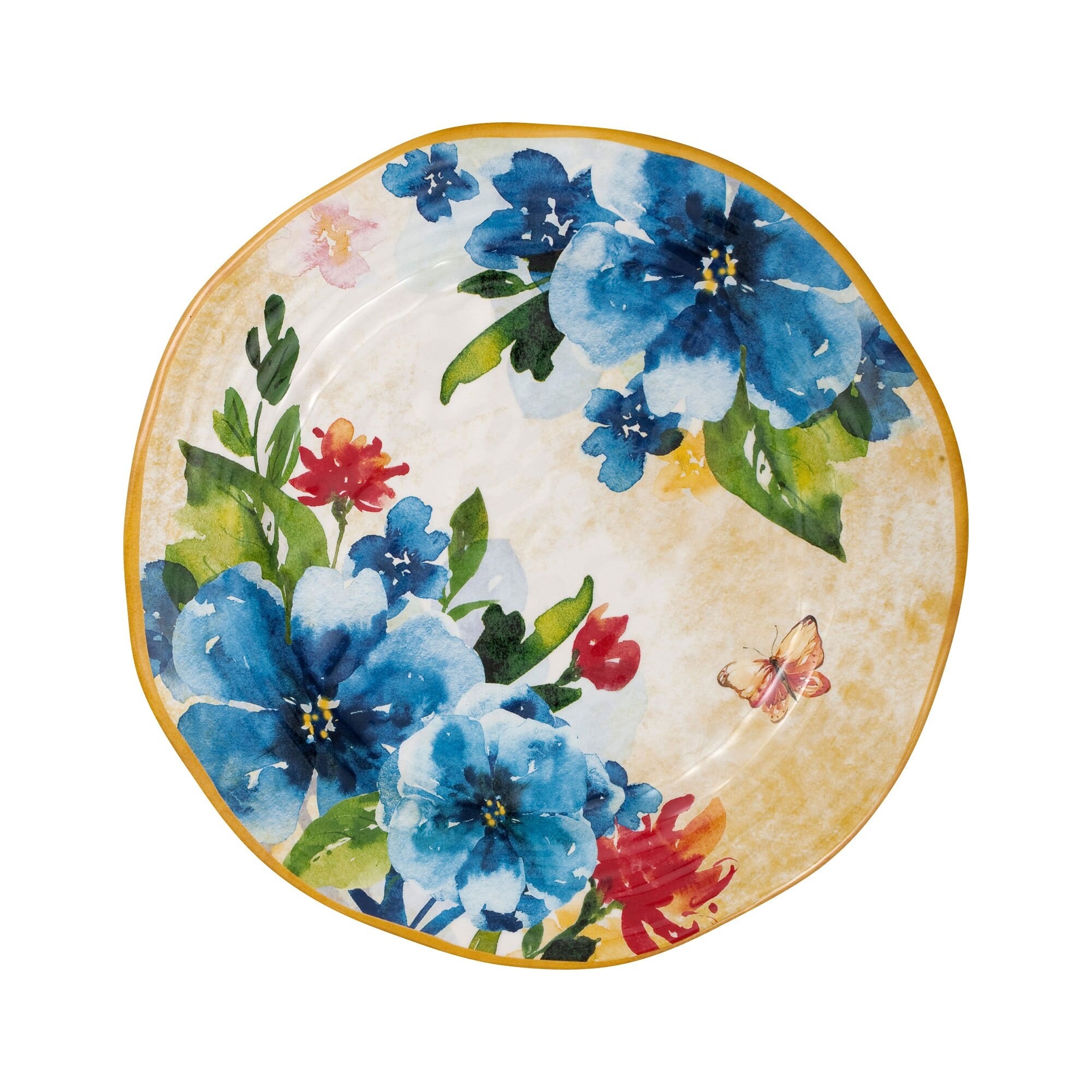 UPware 12-Piece Butterfly Melamine Dinnerware Set