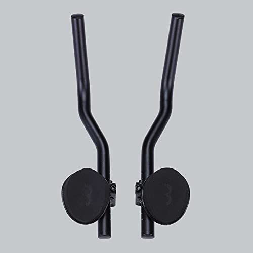 BBB Cycling Aero Bars Aluminium Two-Piece Tri Bars Black 26/31,8 mm Bike Handlebar AeroBase BHB-52