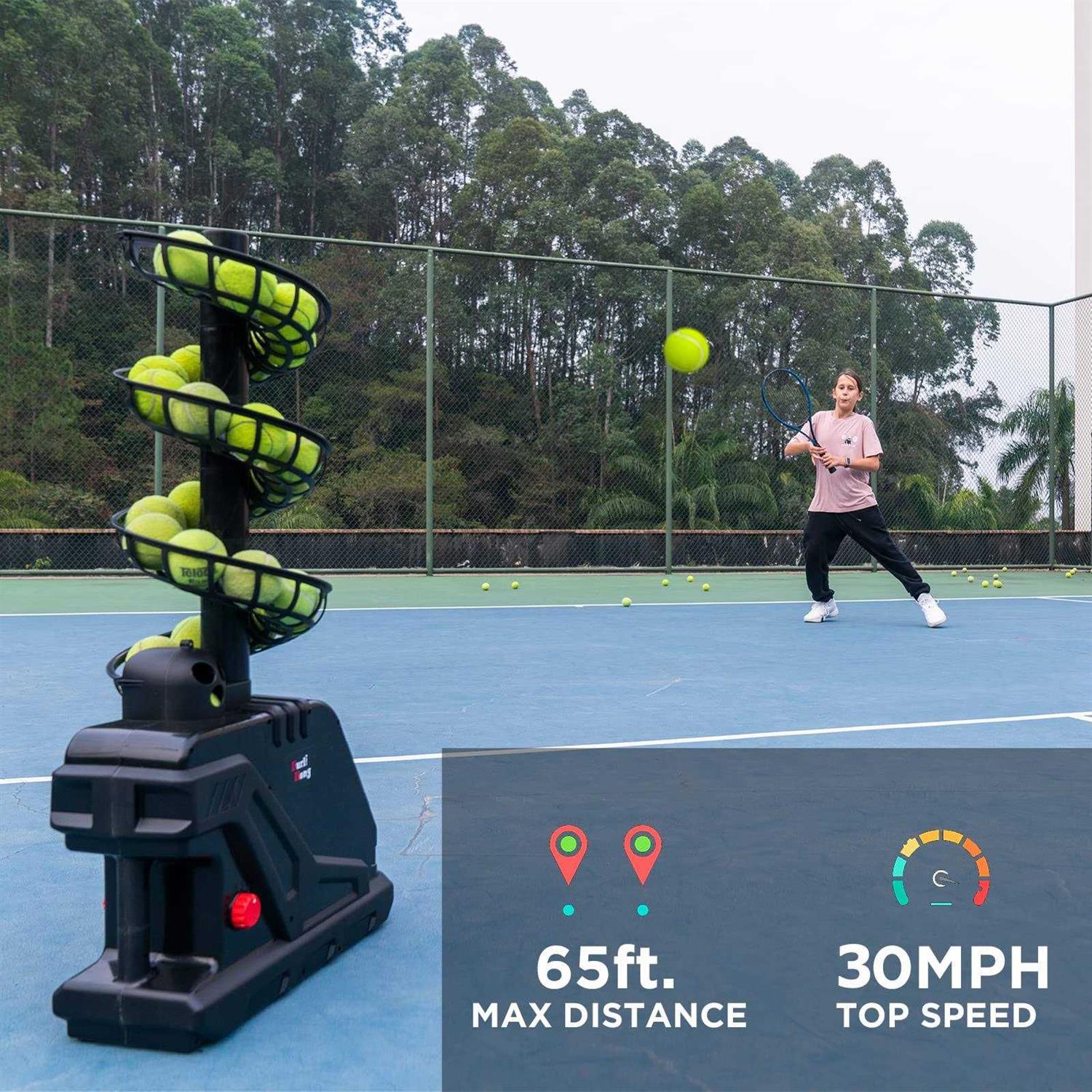 Furlihong 3809BH Tennis Ball Machine - Sports Supplies Online Store
