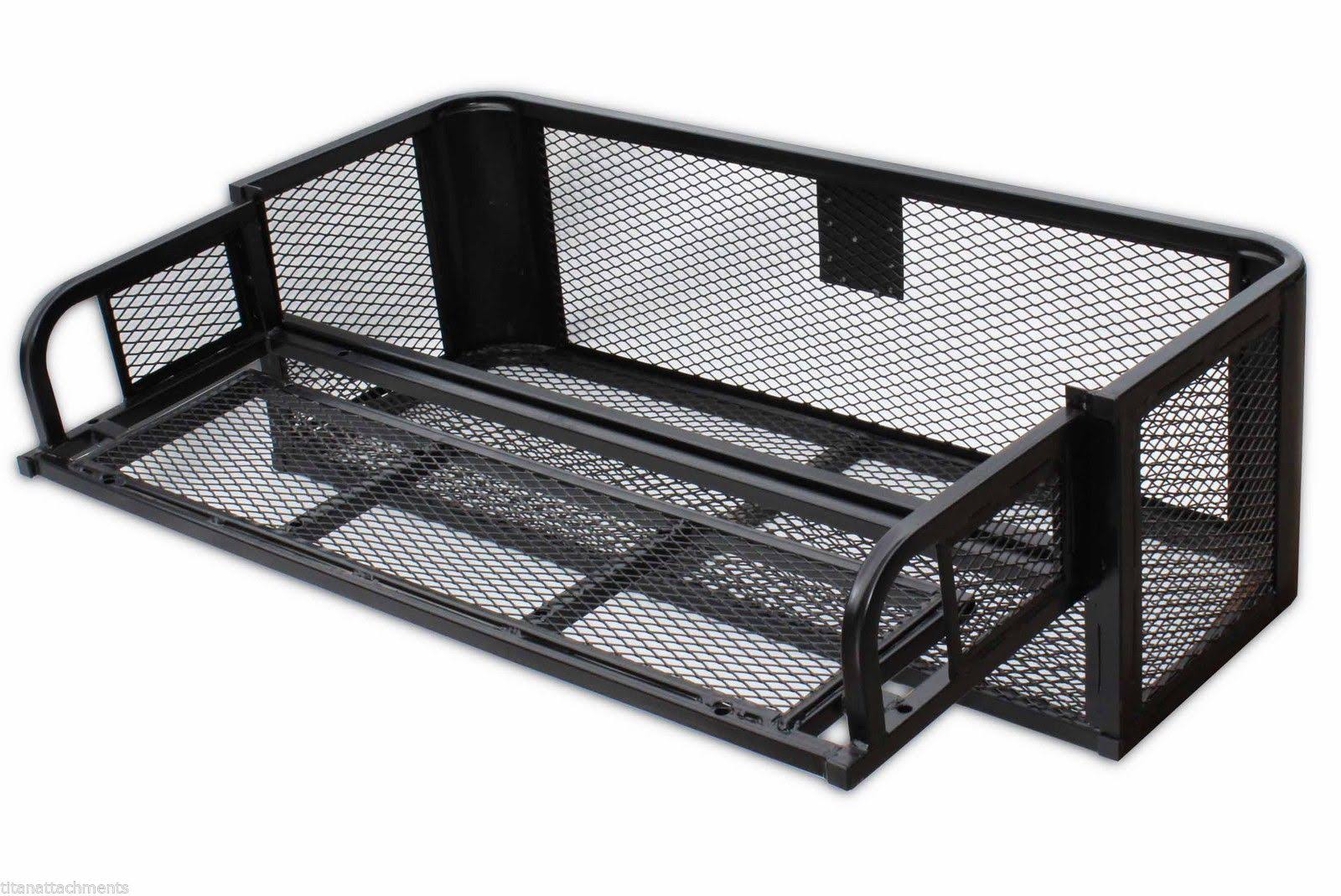 ATV UTV Universal Rear Drop Basket Rack Steel Cargo Hunting Titan DDB2010