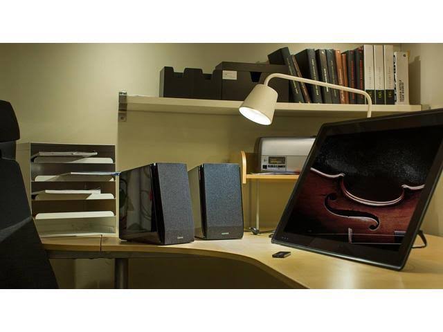 Edifier R1850DB Active 2.0 Bookshelf Speakers - Includes Bluetooth, Optical Inputs, Subwoofer Supported, Built-in Amplifier, Wir
