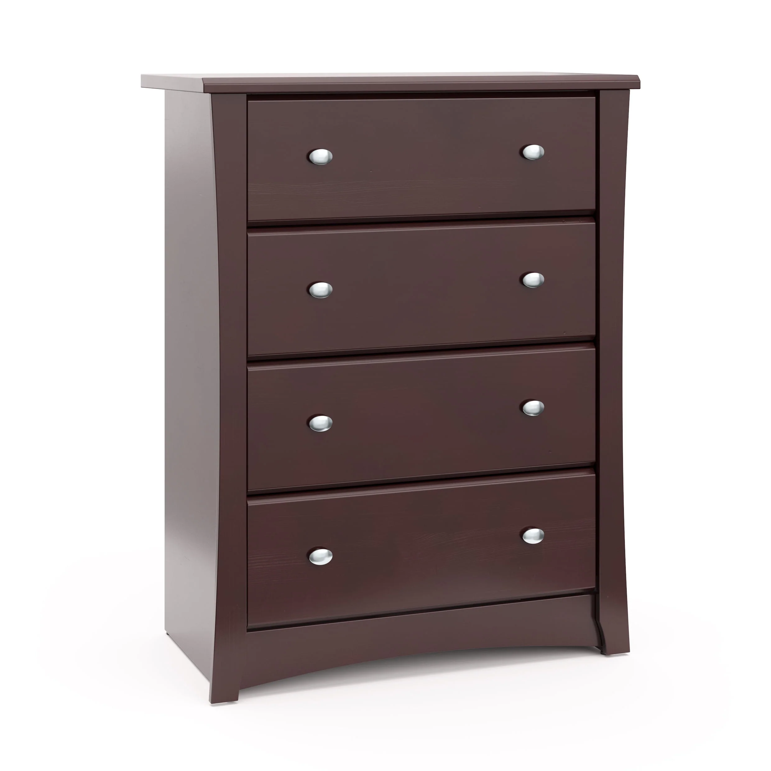Storkcraft Crescent 4 Drawer Kids Dresser White