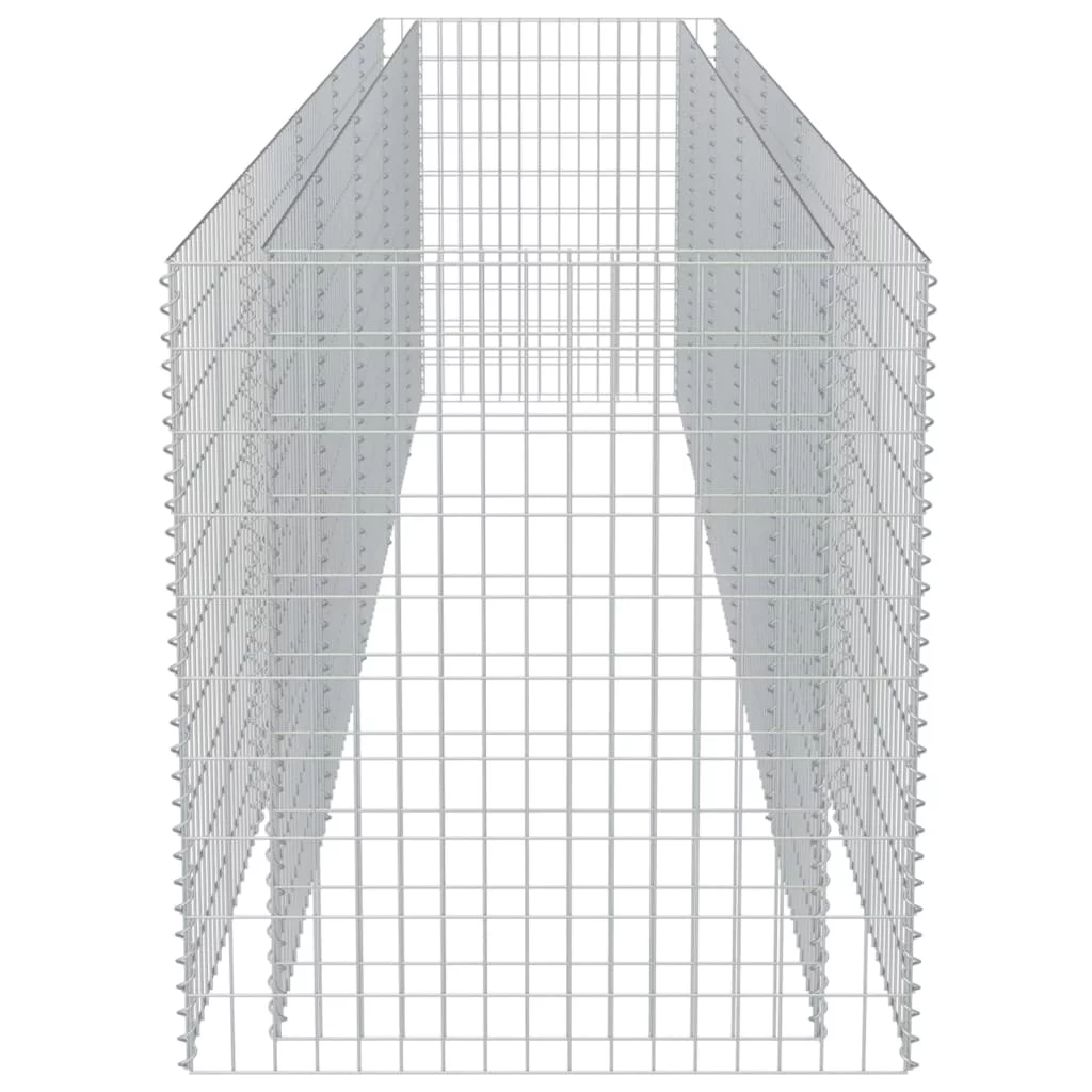 Gabion Raised Bed Galvanised Steel 177.2"x35.4"x39.4"