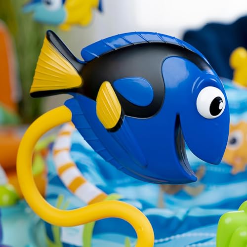 Bright Starts Disney Baby Finding Nemo Sea of Activities Baby Activity Center Jumper with Interactive Toys, Lights, Songs & Sounds, 6-12 Months (Blue)