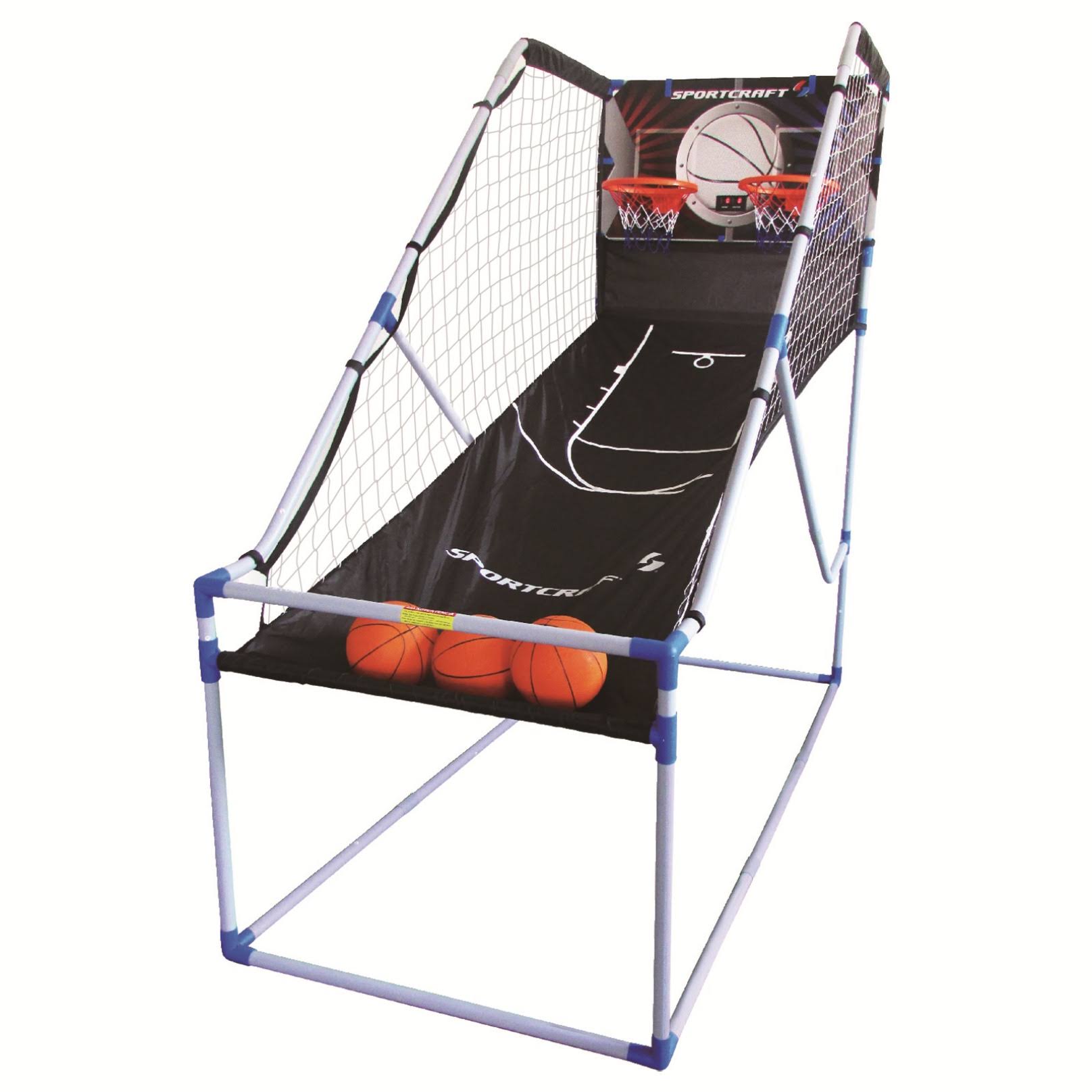 Sportcraft Double Shot Electronic Basketball Arcade Game