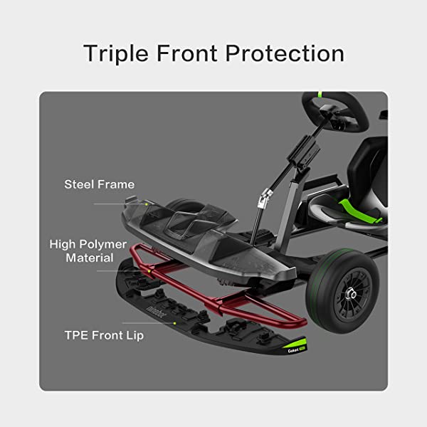 Segway Ninebot Electric GoKart Pro and Gokart Bundle, Outdoor Race Pedal Go Karting Car for Kids and Adults, Adjustable Length and Height