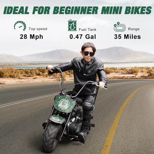 Oryxearth Mini Dirt Bike for Kids, 99CC 4-Stroke Kid Gas Powered Off-Road Pocket Pit Trail Motorcycle W/EPA Approved - Radiant Selections