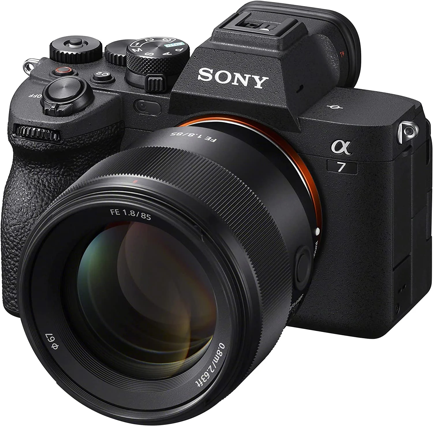 Sony a7 IV Full Frame Mirrorless Camera Body with 2 Lens Kit FE 85mm F1.8 + 28-70mm F3.5-5.6 ILCE-7M4K/B + SEL85F18 Bundle w/ Deco Gear Backpack +