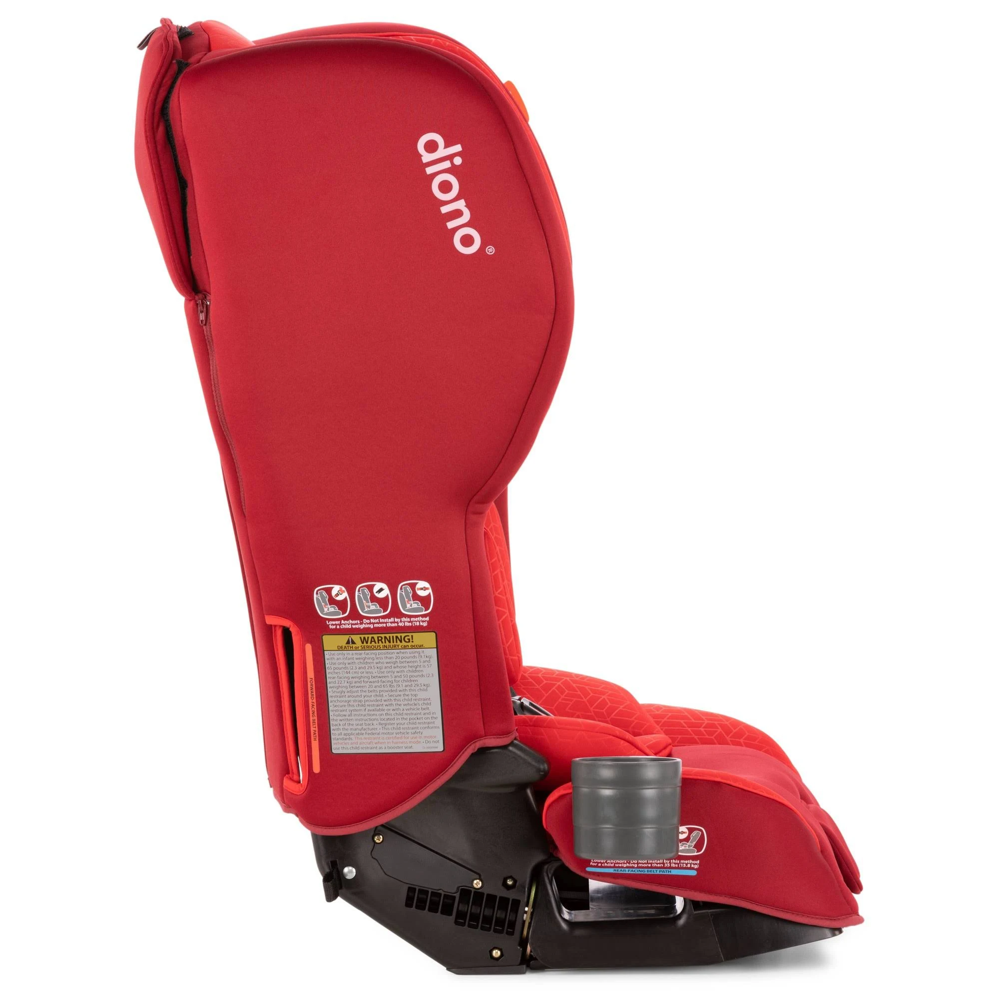 Diono Rainier 2 AX Convertible Car Seat - Red