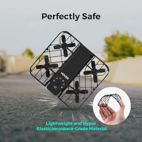 X1 Drone with Camera, Self-Flying Camera Drone with Follow Me Mode, Foldable Mini Drone with HDR Video Capture, Palm Takeoff