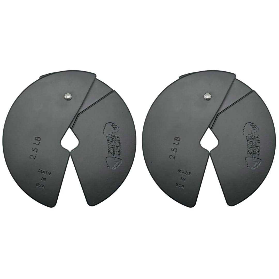 Micro Gainz NEW 125Lb Dumbbell Fractional Weight Plates 4 Piece - Sports Supplies Online Store
