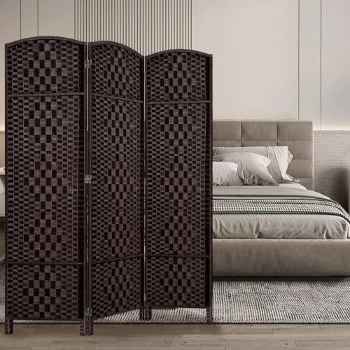 Room Divider, Room Dividers and Folding Privacy Screens, 16in Privacy Screen, 6 Panel Temporary Wall Partitions, 6ft Space Separation Panel Screen