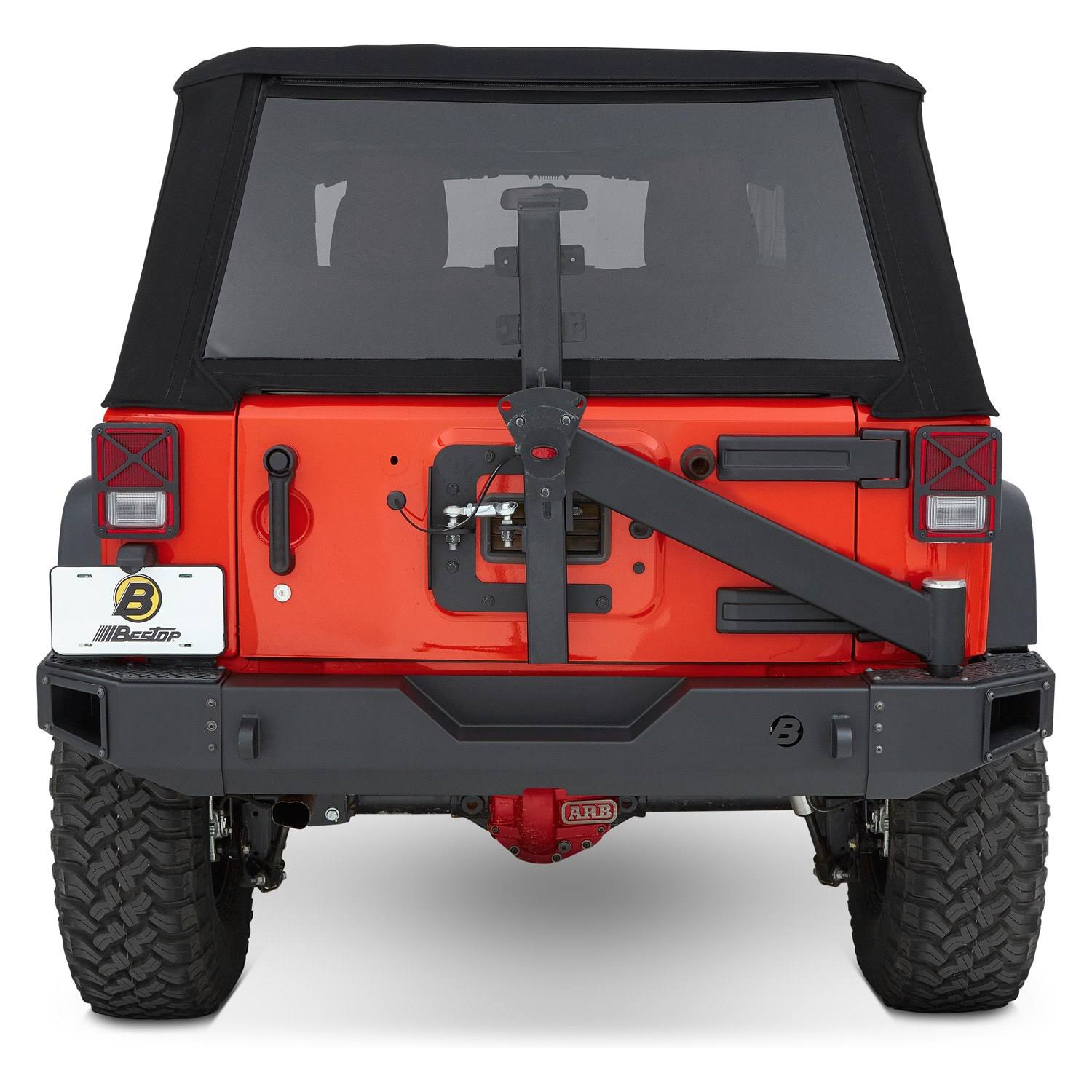 Bestop 44943-01 HighRock 4x4 Modular Rear Tire Carrier Assembly