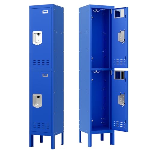 Metal Locker with 5 Doors,Lockers for Employees,66'' Steel Storage Locker for School,Gym, Office, Office,Garage