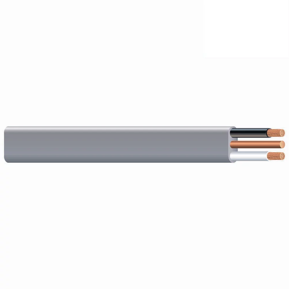 100' 6/2 UF-B Wire Underground Feeder Cable With Ground Gray 600V