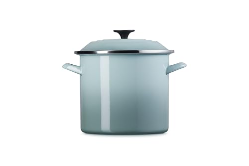 Le Creuset Enamel on Steel Stockpot, 10 qt., Olive