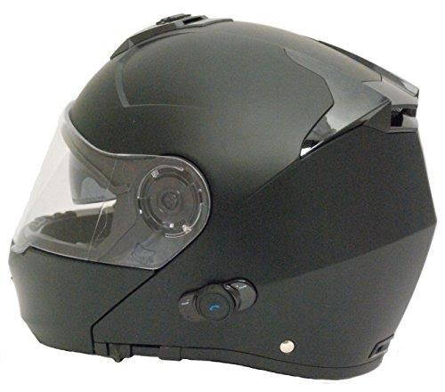 Torc T27B1 FWT RS T27B Full Face Modular Helmet with Blinc Bluetooth (Rebel Star, Small)