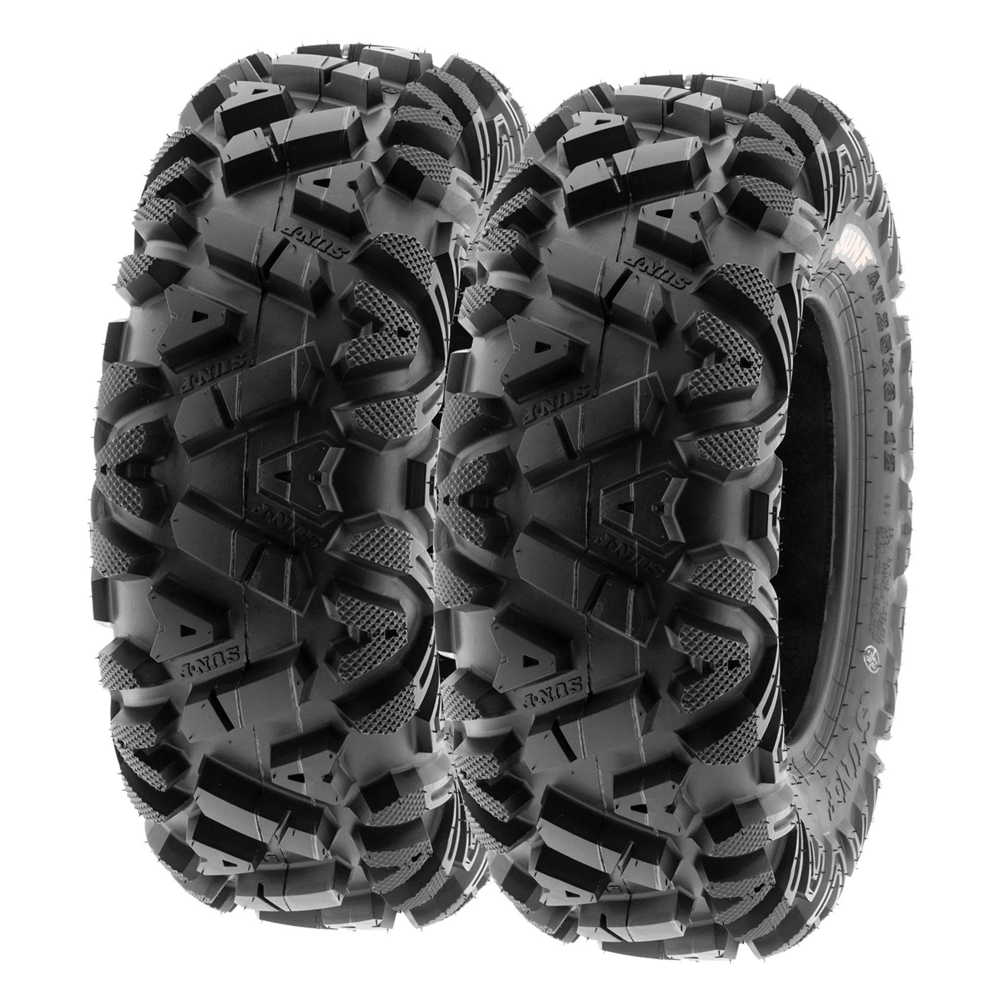 SunF All Terrain ATV UTV Tires 26x8-12 26x8x12 6 PR A033 (Pair of 2)