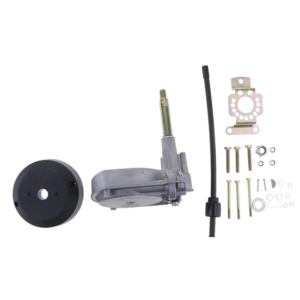 YK7 Single Cable Rotary Steering System W/Helm, Bezel for Marine Boat