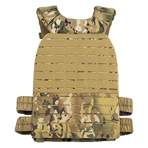 WOLF TACTICAL Adjustable Weighted Vest &ndash; WODs, Strength and Endurance Training, Fitness Workouts, Running