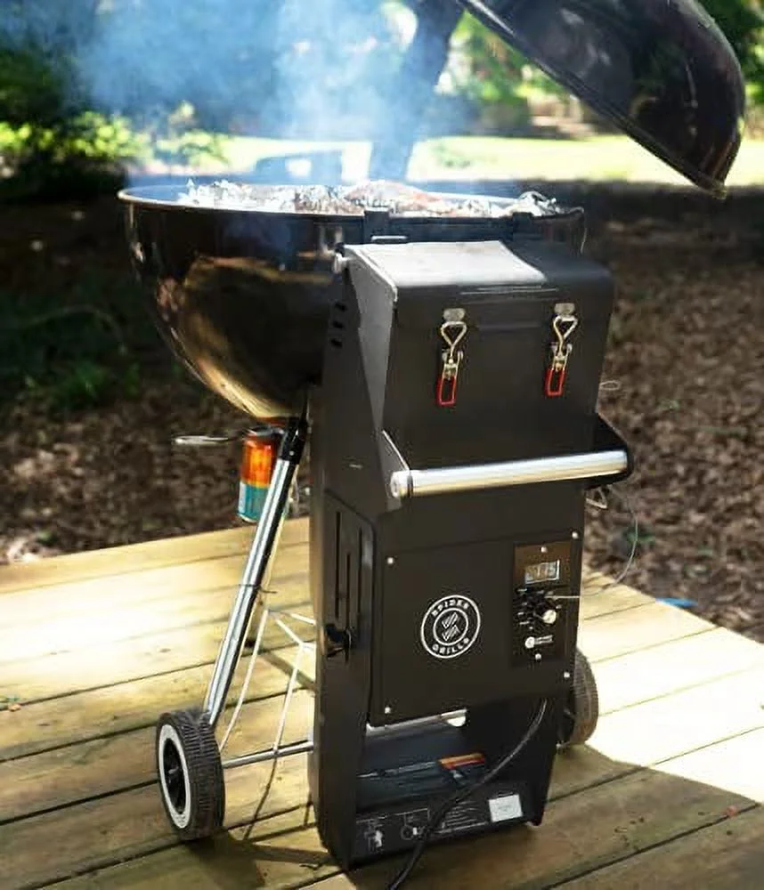 Spider Grills - Spider-22 Weber Kettle Pellet Grill Adapter, Compact and Easy Setup