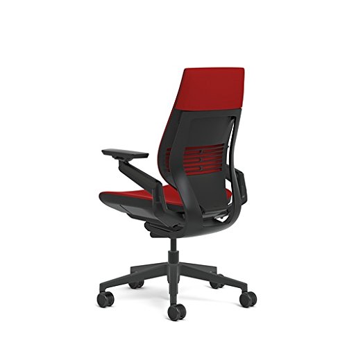 Steelcase Gesture Office Chair - Ergonomic Work Chair with Wheels for Carpet - Comfortable - Intuitive-to-Adjust for Desk - 360-Degree Arms