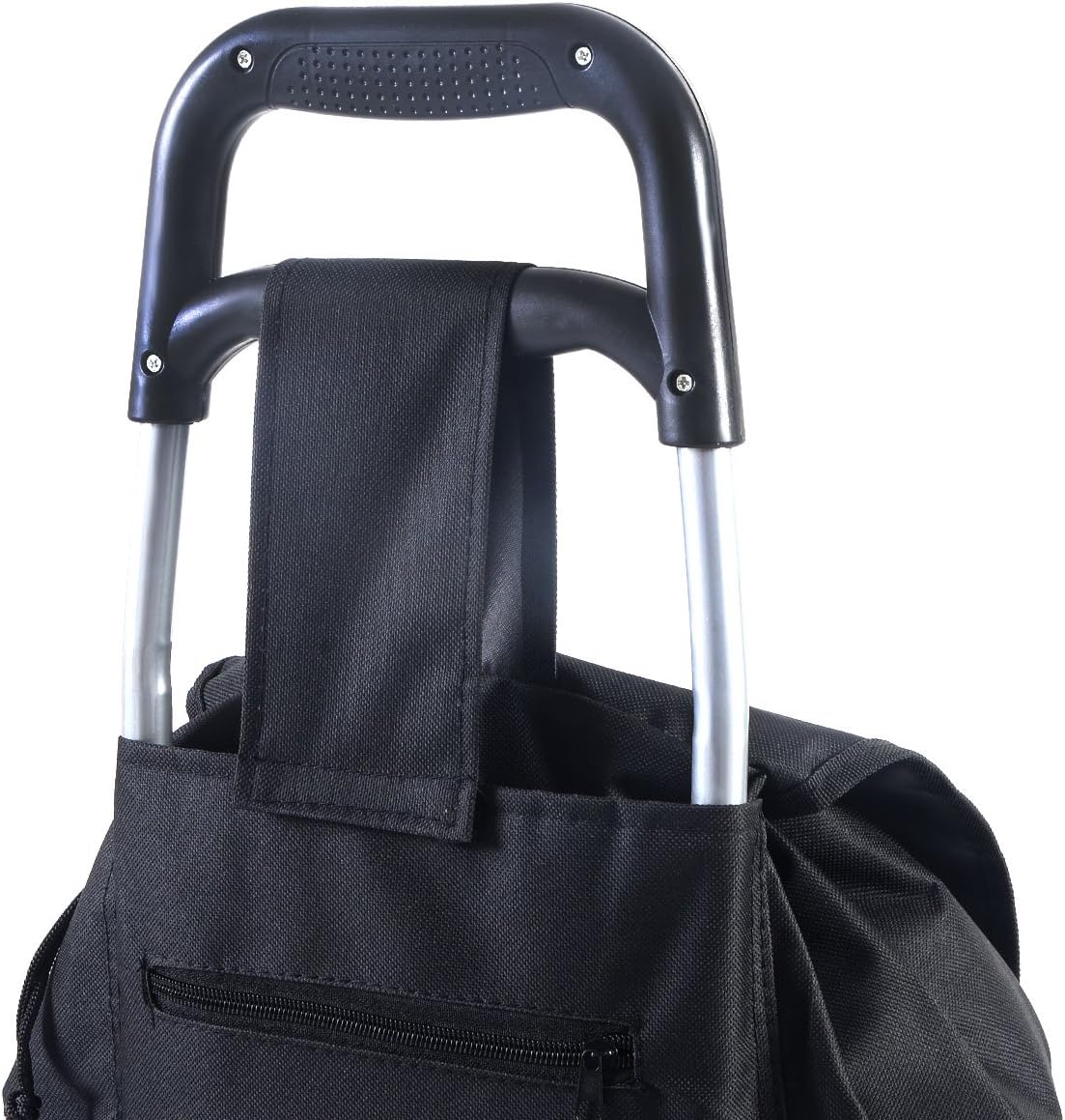 Giantex Shopping Cart Trolley Grocery Carts Heavy Duty with Wheels Foldable Removable Push Bag Condo Apartment Picnic Beach Travel Pull Utility