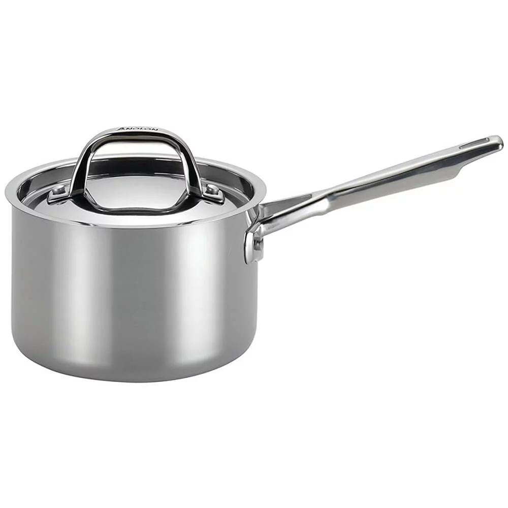 Anolon 30822 Tri-Ply Stainless 12-Piece Cookware Set