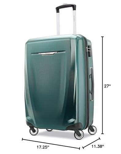 Samsonite Winfield 3 DLX Hardside Expandable Luggage with Spinners, Silver, Carry-On 20-Inch