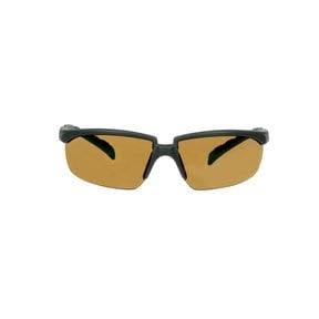 3M Solus 2000 Series, Scotchgard Anti-Fog Coating, Brown AF-AS Lens | Gray/Blue-Green Temples | Safety Glasses | 20 EA/Case | S2