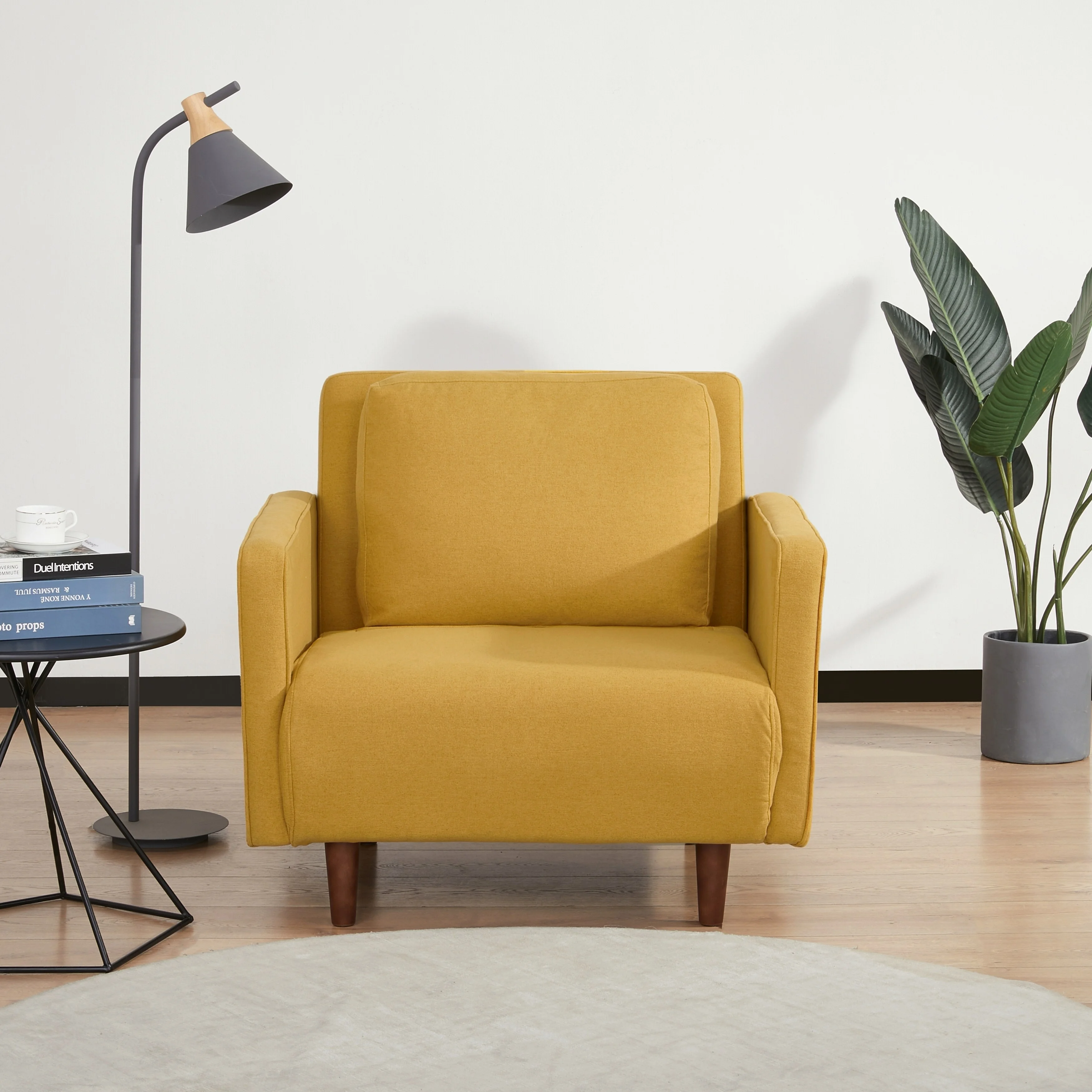 Artdeco Home Panama Sleeper Arm Chair - Set of 2 Yellow