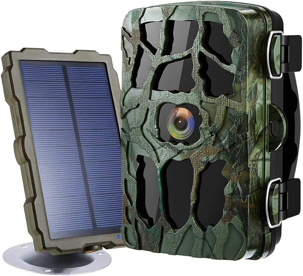Trail Game Camera 4K 20MP 1080P Night Vision 98ft/30M 0.2s Motion Activated IP66 Waterproof 120° Wide Angle Lens 2.4" LCD Screen Hunting Scouting Cam