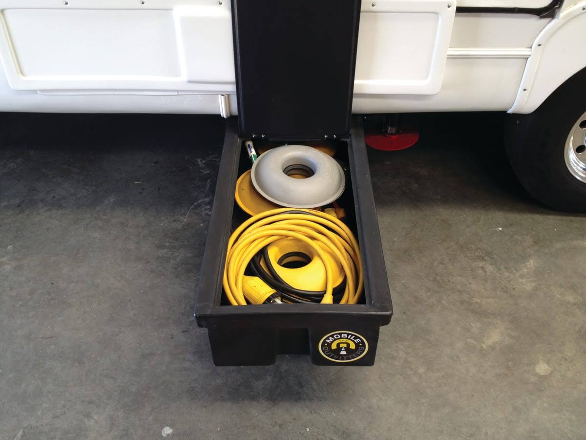 Lippert 236558 Double Without Tire Carrier Underchassis Storage Container