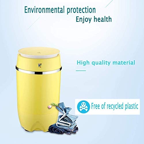 HIZLJJ Mini Washing Machine with Spin Dryer Fully Automatic 7.7 lbs Electric Compact Laundry Machines Portable Durable Design Washer Energy Saving