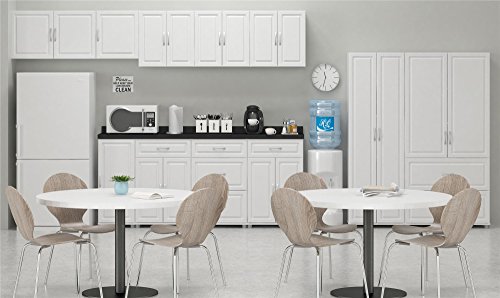SystemBuild Evolution Kendall 24" Engineered Wood Utility Storage Cabinet Black