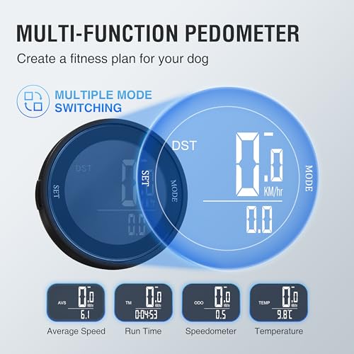Dog Treadmill for Large/Medium Dogs, Adjustable Ramp Canine Running Slatmill Machine with Pedometer for Exercise & Healthy & Fit Pet Life
