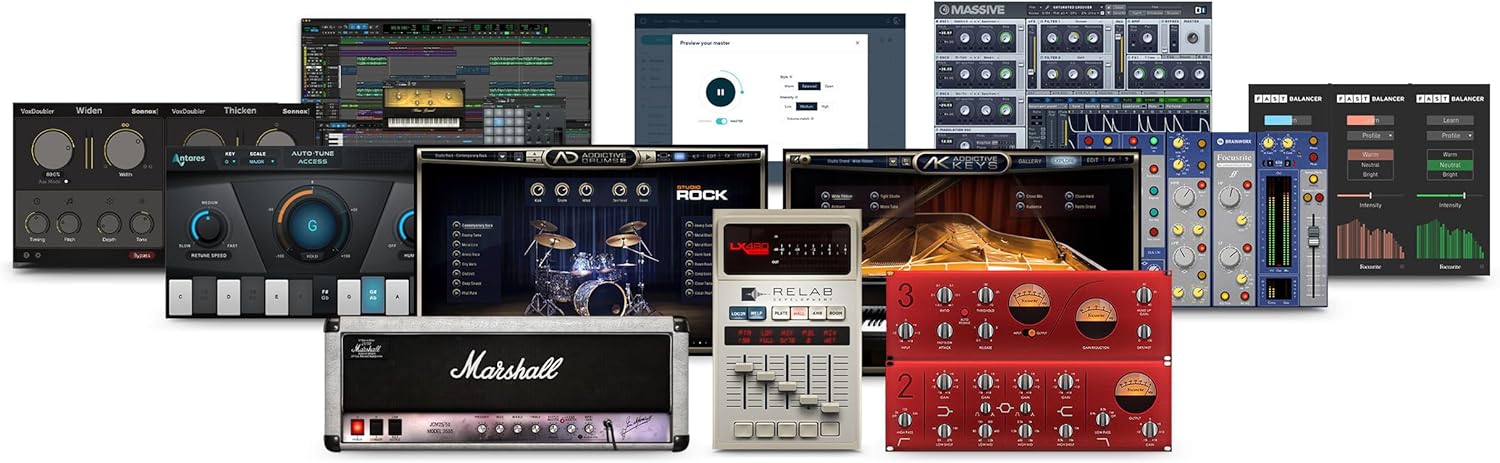 Focusrite Scarlett Solo (4th Gen) USB Audio Interface and Waves Musicians 2 Bundle