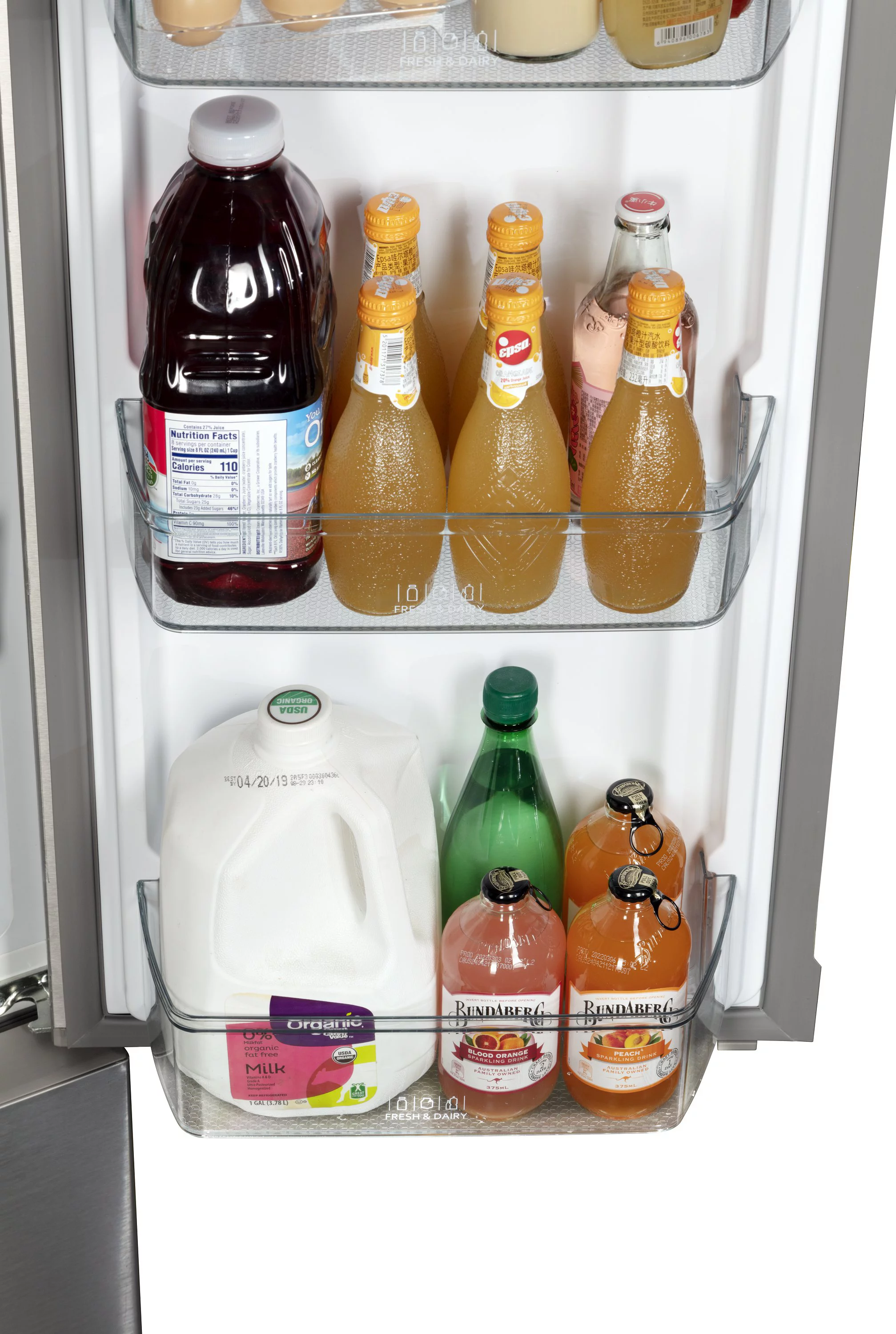 Hamilton Beach, 20.3 Cu. ft. French Door Refrigerator, Platinum Silver, HZ7602 - Radiant Selections