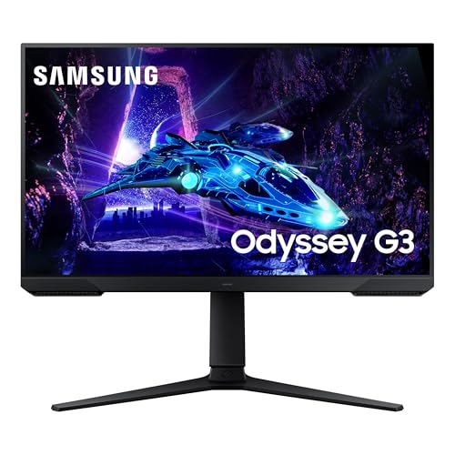 Samsung 27-Inch Odyssey G3 (G30D) Series FHD Gaming Monitor, 1ms, 180Hz, AMD FreeSync, Adjustable Stand, Black Equalizer, Virtual Aim Point
