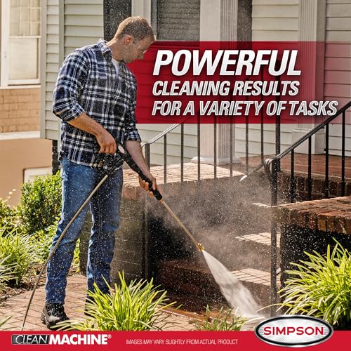 Simpson Cleaning 3400 PSI Gas Pressure Washer, 2.5 GPM Power Washer for Residential Use, CRX Engine, 25-Foot MorFlex Hose, Clean Machine