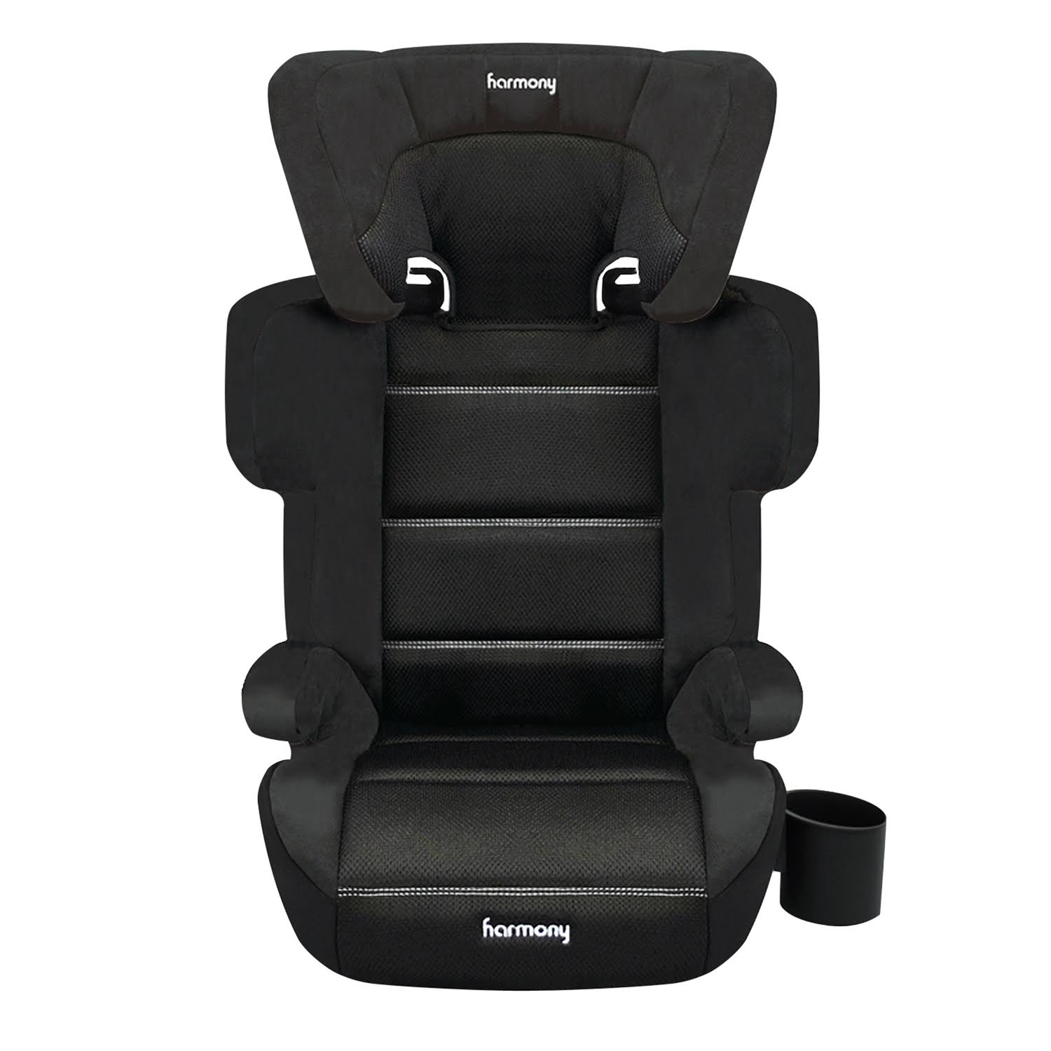 Harmony Dreamtime Elite Comfort Booster Car Seat with Latch - Black