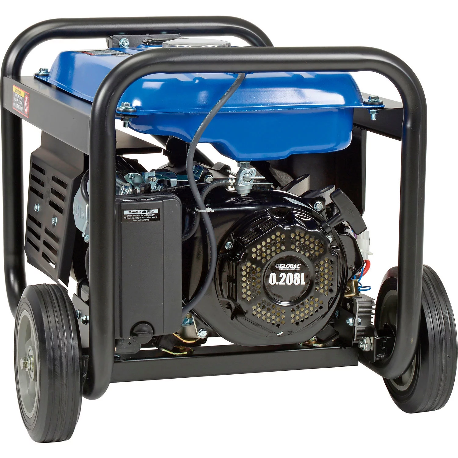 United Power Equipment 716173 3000 Rated watts Global Industrial Portable Generator with Electric & Recoil Start, Gasoline