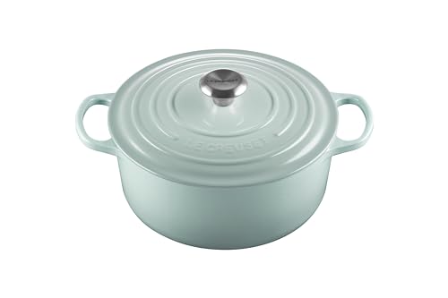 Le Creuset Enameled Cast Iron Signature Round Dutch Oven, 5.5 qt., Cerise