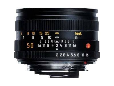 Leica 50mm f/2 ROM Summicron-R Standard Manual Focus Lens for R System - 11345