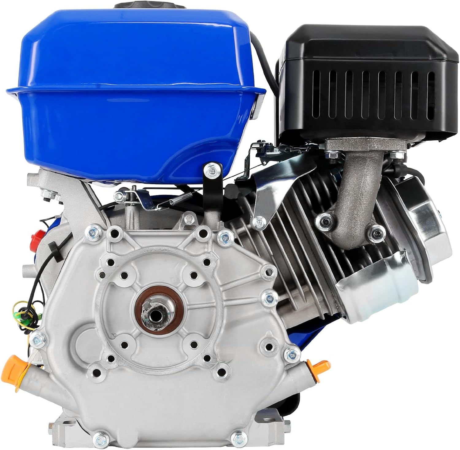 BILT HARD 301cc 10HP Gas Powered Engine, Horizontal 4 Stroke OHV Gas Motor, Shaft 1" Diameter, 3.48" Length, 1/4" Keyway, Replacement for Go Cart