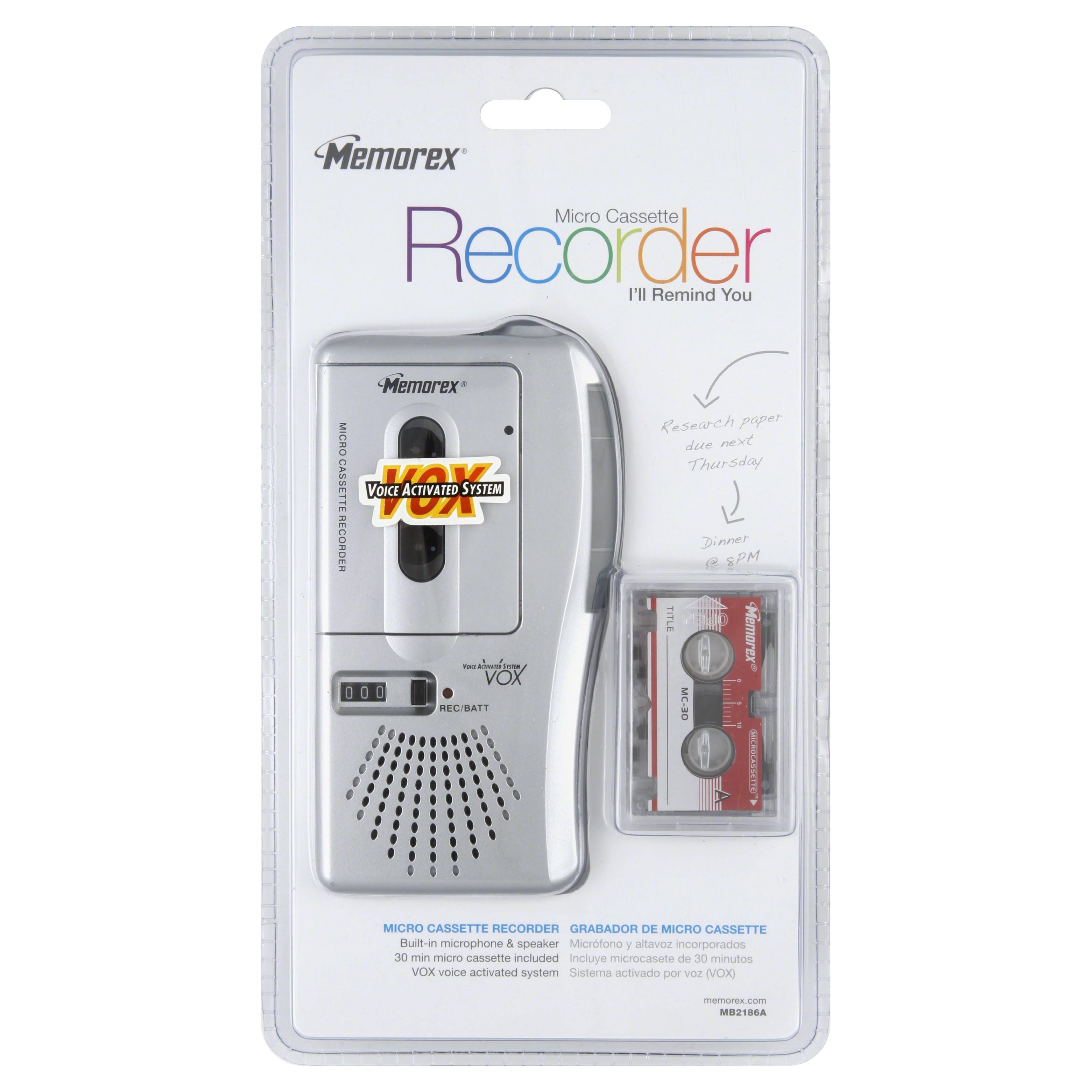 Memorex Micro Cassette Recorder